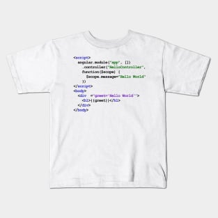 AngularJS New Baby Kids T-Shirt